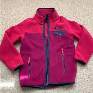 NWT Girls Patagonia full-zip fleece, Size S